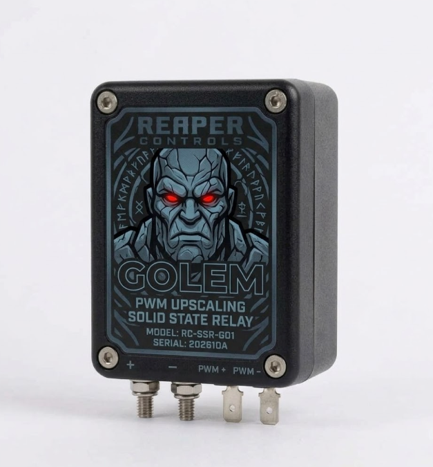 Early concept render of the Golem enclosure, intentionally blurred — design not finalized